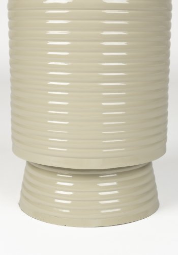 WHITE LABEL LIVING Sven S sidebord, rundt - elfenbensfarget jern (25)