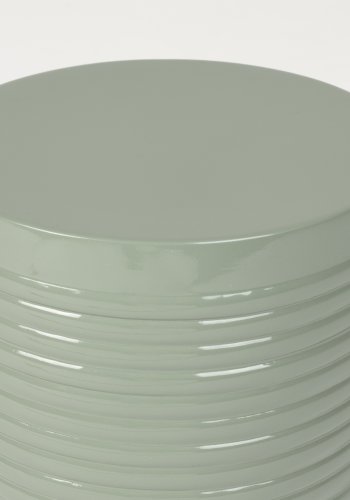 WHITE LABEL LIVING Sven S sidebord, rundt - grnt jern (25)