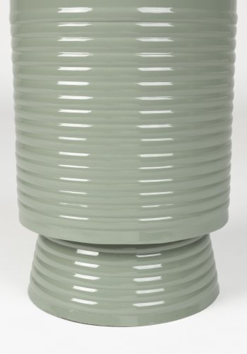 WHITE LABEL LIVING Sven S sidebord, rundt - grnt jern (25)