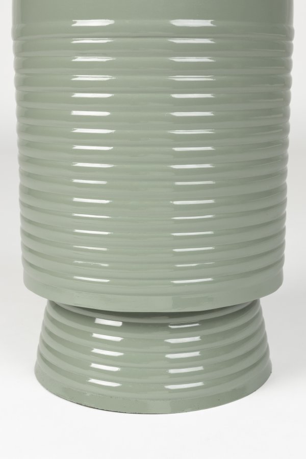 WHITE LABEL LIVING Sven S sidebord, rundt - grnt jern (25)