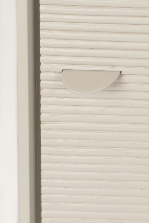 ZUIVER Morgen nattbord, m. 1 dr og 1 hylle - gr rotting/MDF/akasietre (40x45)