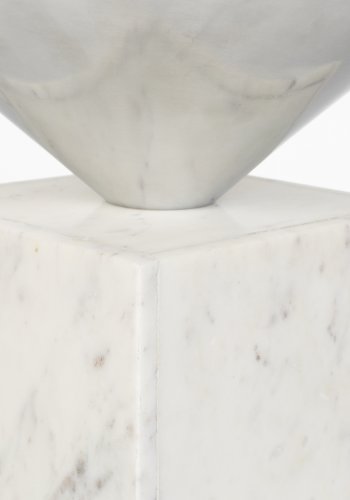 ZUIVER Pride sidebord - aluminium og hvit marmor (30)