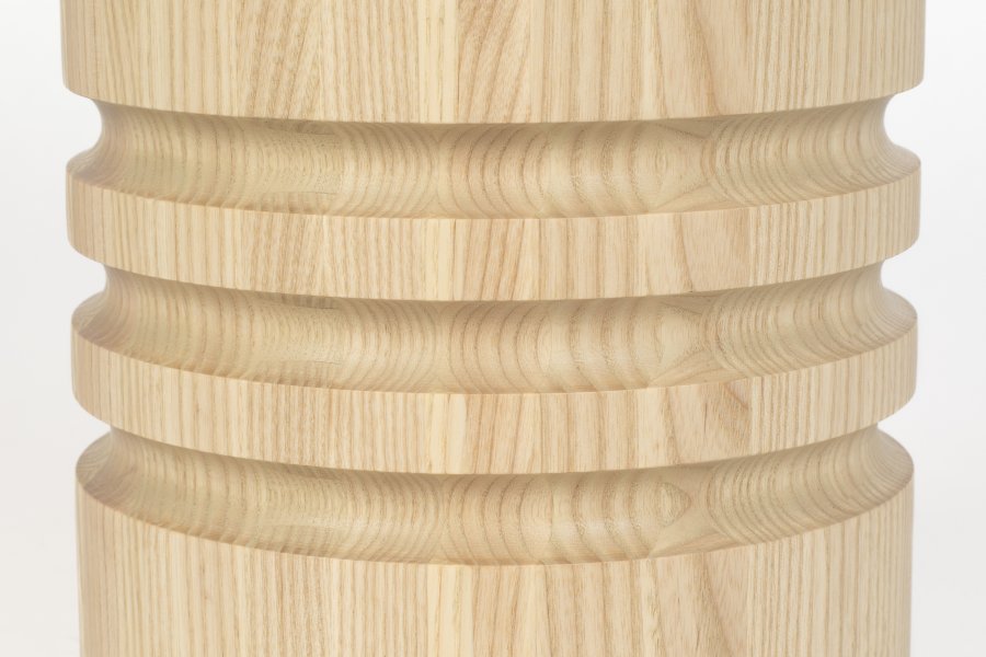 ZUIVER Chunk sidebord, rund - natur eg (Ø45)