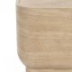 ZUIVER Noble sidebord, firkantet - betong i beige travertinlook (45x45)