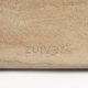 ZUIVER Noble salongbord, ovalt - beige betong med travertinlook (100x50)