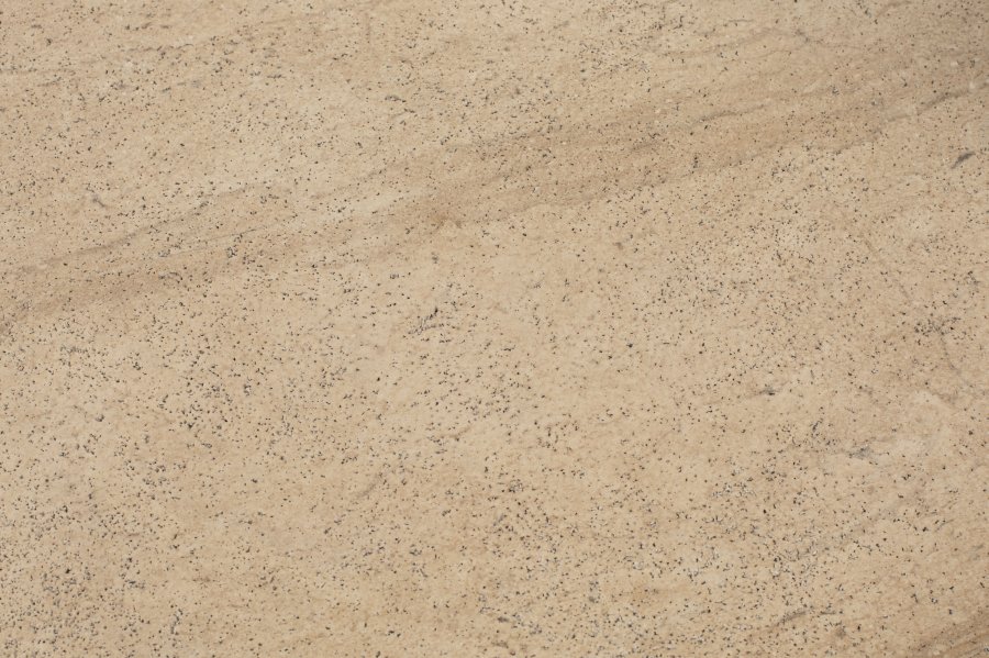 ZUIVER Noble salongbord, ovalt - beige betong med travertinlook (100x50)