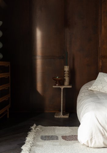 DUTCHBONE sidebord Satpura brun marmor