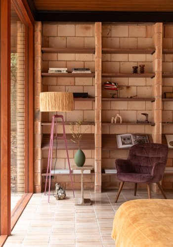 DUTCHBONE sidebord Satpura brun marmor