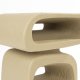 ZUIVER Eddy sidebord, rektangulrt - beige harpiks (43x35)
