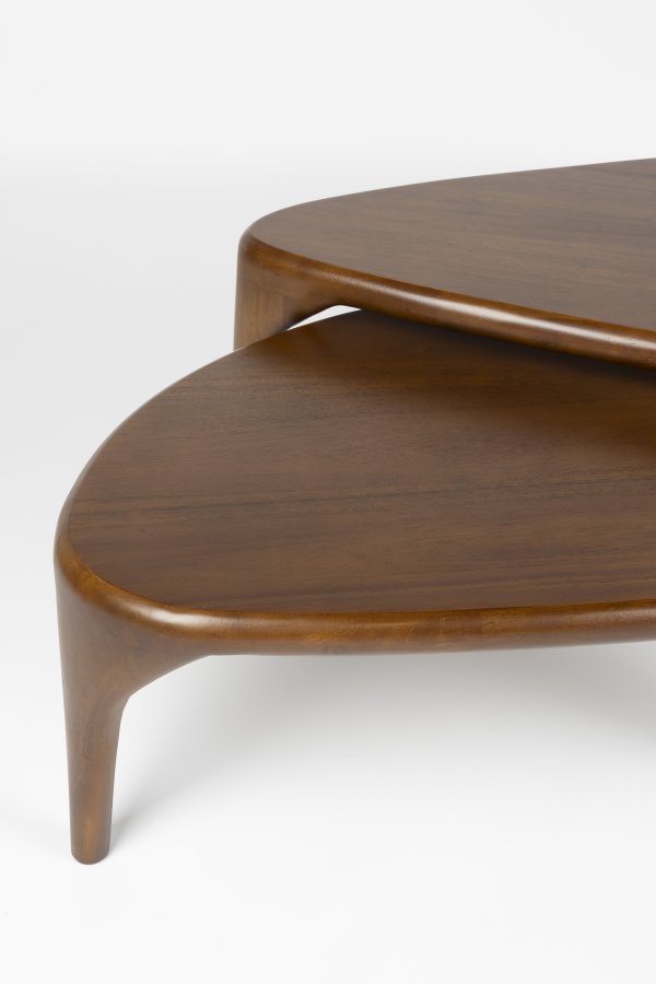 ZUIVER Salongbord Isla Sett med 2 valntt