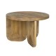 WHITE LABEL LIVING Maeze sofabord, rundt - brunt mangotre (60)