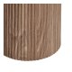 HOUSE NORDIC�Athens konsolbord, oval - hvid keramik og brun decorpapir (120x40)