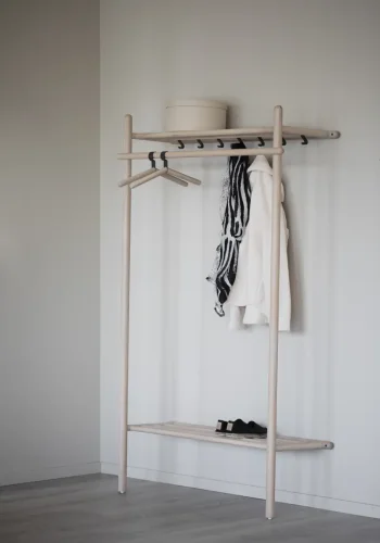 ROWICO Milford tjbjle - hvidpigmenteret eg og sort metal