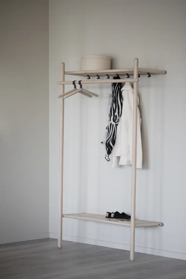 ROWICO Milford tjbjle - hvidpigmenteret eg og sort metal