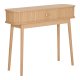 HOUSE NORDIC Nikko konsollbord - Konsollbord, 2 drer, naturfarget <br>100x30x80 cm
