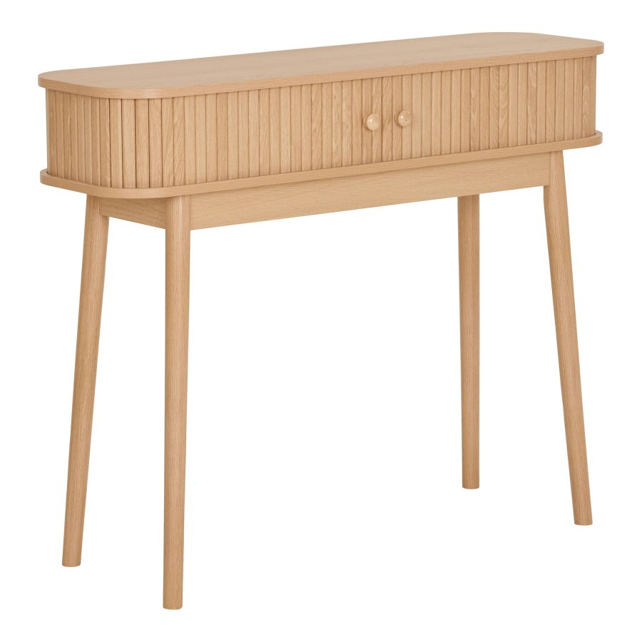 HOUSE NORDIC Nikko konsollbord - Konsollbord, 2 drer, naturfarget <br>100x30x80 cm