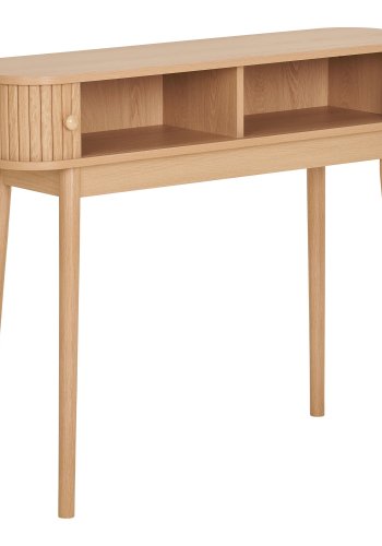 HOUSE NORDIC Nikko konsollbord - Konsollbord, 2 drer, naturfarget <br>100x30x80 cm