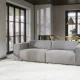 ROWICO Willard 3 pers. modulsofa - beige stoff