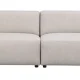 ROWICO Willard 3 pers. modulsofa - lys beige stoff