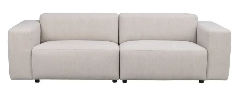 ROWICO Willard 3 pers. modulsofa - lys beige stoff