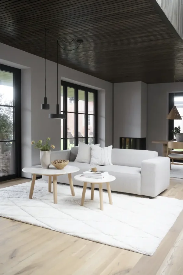 ROWICO Willard 3 pers. modulsofa - lys beige stoff