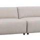 ROWICO Willard 3 pers. modulsofa - lys beige stoff