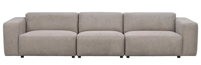 ROWICO Willard 4 pers. modulsofa - beige stoff