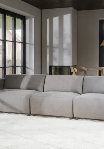 ROWICO Willard 4 pers. modulsofa - beige stoff