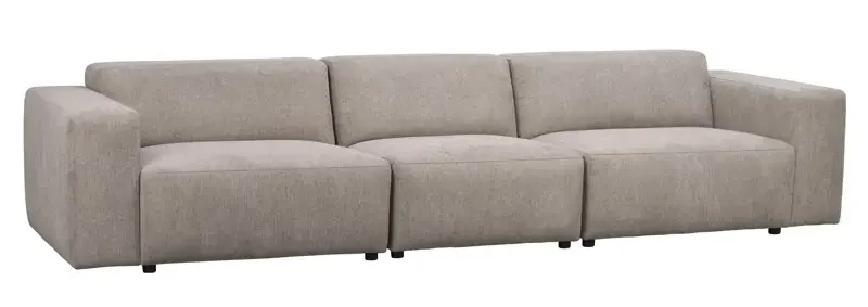 ROWICO Willard 4 pers. modulsofa - beige stoff