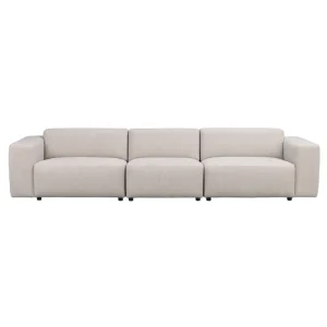 ROWICO Willard 4 pers. modul sofa - lys beige stof