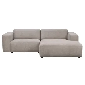 ROWICO Willard 3 pers. modul sofa, m. hjre chaiselong - beige stof