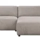 ROWICO Willard 3 pers. modulsofa, m. hyre sjeselong - beige stoff