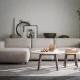 ROWICO Willard 4 pers. modulsofa, m. venstre sjeselong - lys beige stoff