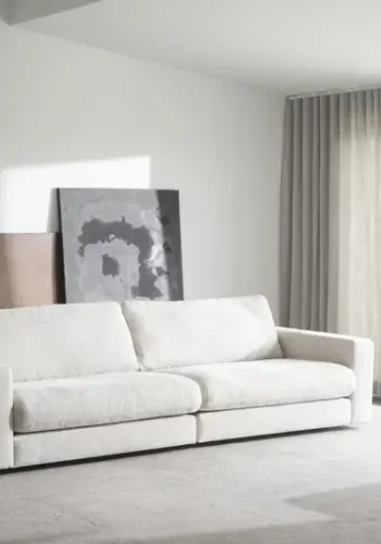 ROWICO Duncan 3 pers. modulsofa - lysegrt stoff