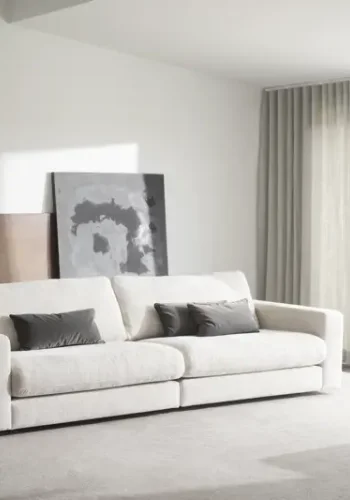 ROWICO Duncan 1,5 pers. modul lenestol, hyre - lys gr stoff