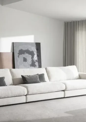 ROWICO Duncan 1,5 pers. modul lenestol, hyre - lys gr stoff