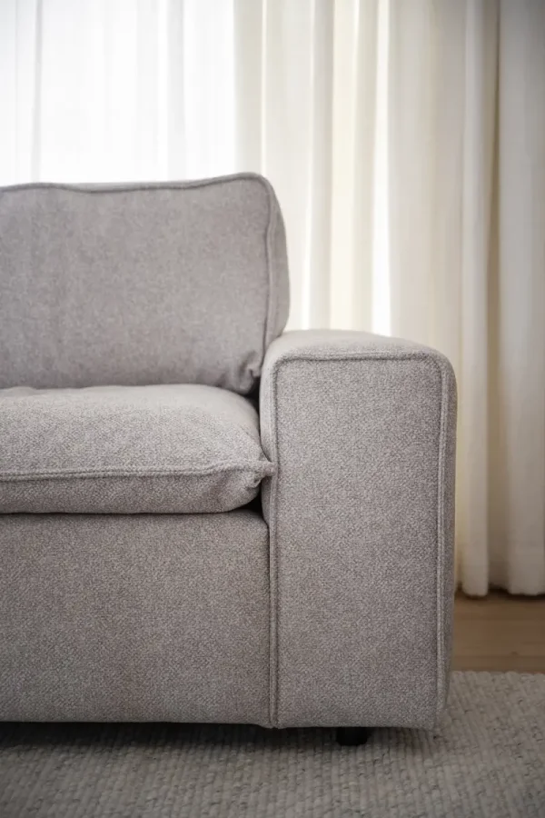 ROWICO Rawlins 3 pers. sofa, Maxi, m. 4 puter - beige stoff