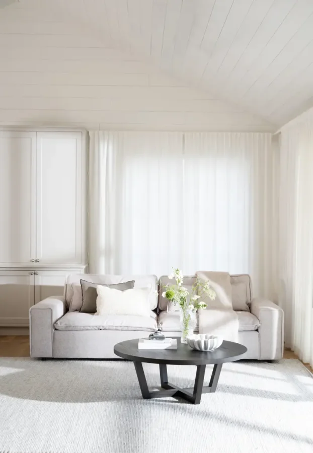 ROWICO Rawlins 3 pers. sofa, Maxi, m. 4 puter - beige stoff