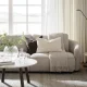 ROWICO Norris 3 pers. sofa - lys beige stoff