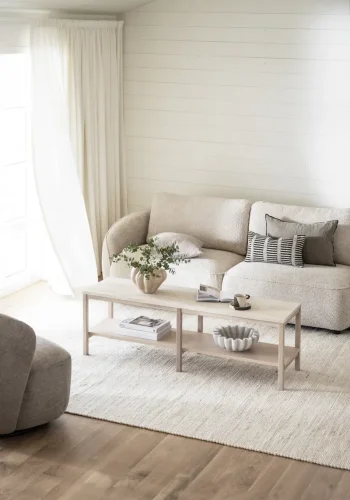 ROWICO Norris 3 pers. sofa - lys beige stoff