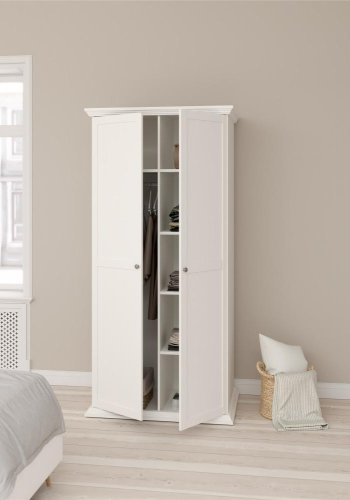 TVILUM North Garderobeskab, Hvid, 95,7 x 63,1 x 200 cm