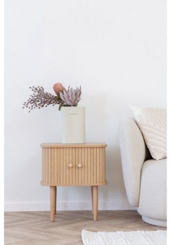 HOUSE NORDIC Nikko hjrnebord - Hjrnebord, 2 drer, natur <br>45x40x50,5 cm