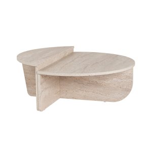 NORDVRK Orion soffbord - travertinmelamin (set med 2)