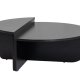 NORDVRK Orion salongbord - svart tremelamin (sett med 2)