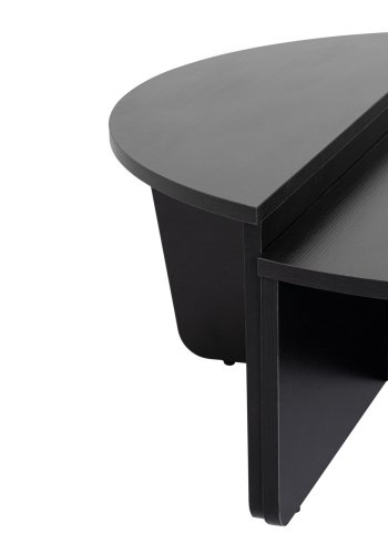 NORDVRK Orion salongbord - svart tremelamin (sett med 2)