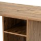 NORDV�RK Dobbelt skrivebord - Atlantic Pine, svart skrivebord