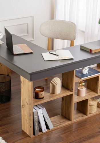 NORDV�RK Vesper - Antrasitt, Atlantic Pine Skrivebord