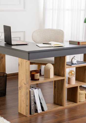 NORDV�RK Vesper - Antrasitt, Atlantic Pine Skrivebord