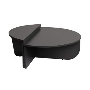 NORDVRK Orion soffbord - antracitgr melamin (set om 2)