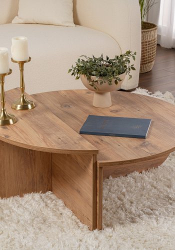 NORDVRK Orion salongbord - Atlantisk furu melamin (sett med 2)